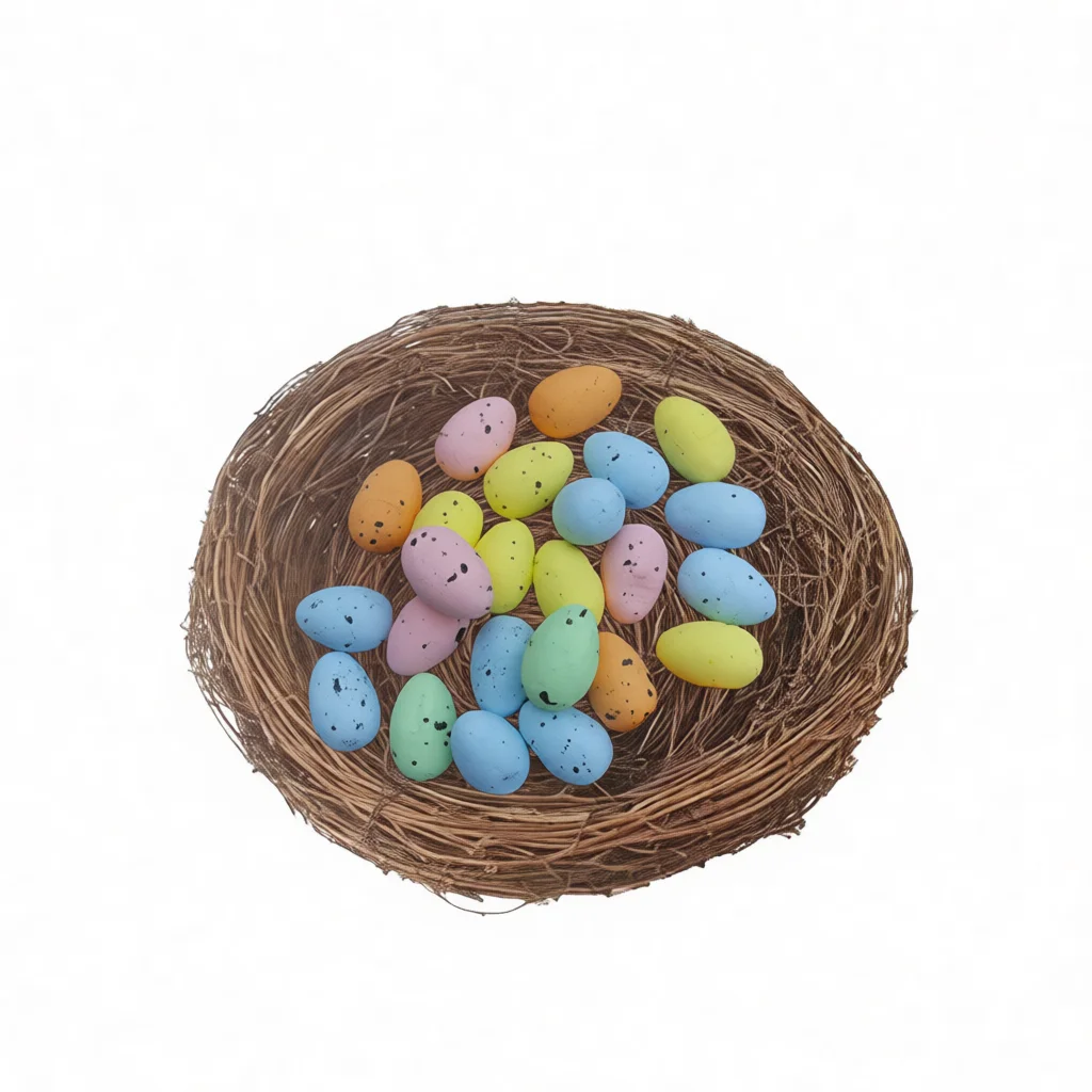 Decorative Foam Bird Eggs Model Simulation Quail Dove Egg DIY Craft Wreath Nest Ornament Photography Studio Props Tool