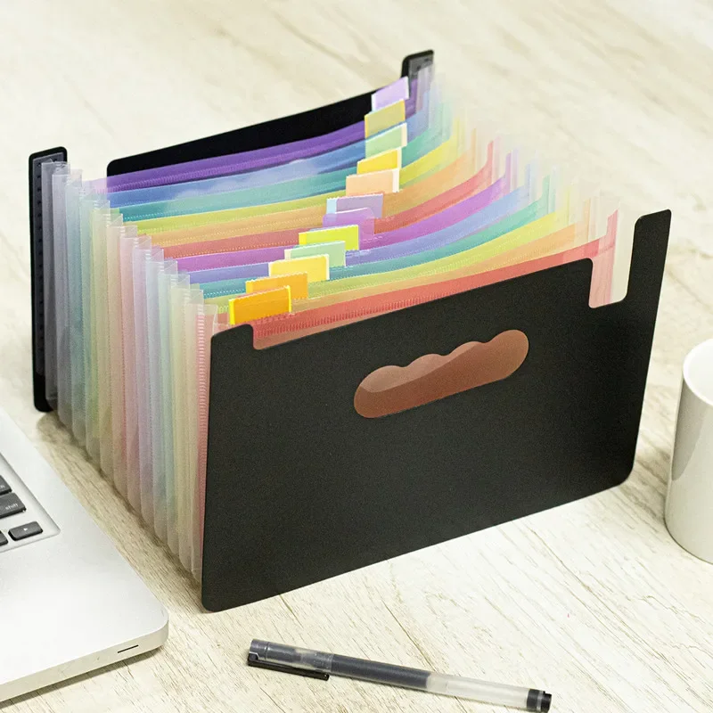 

Многослойная сумка для хранения файлов формата А5, 12 сеток, органайзер для документов