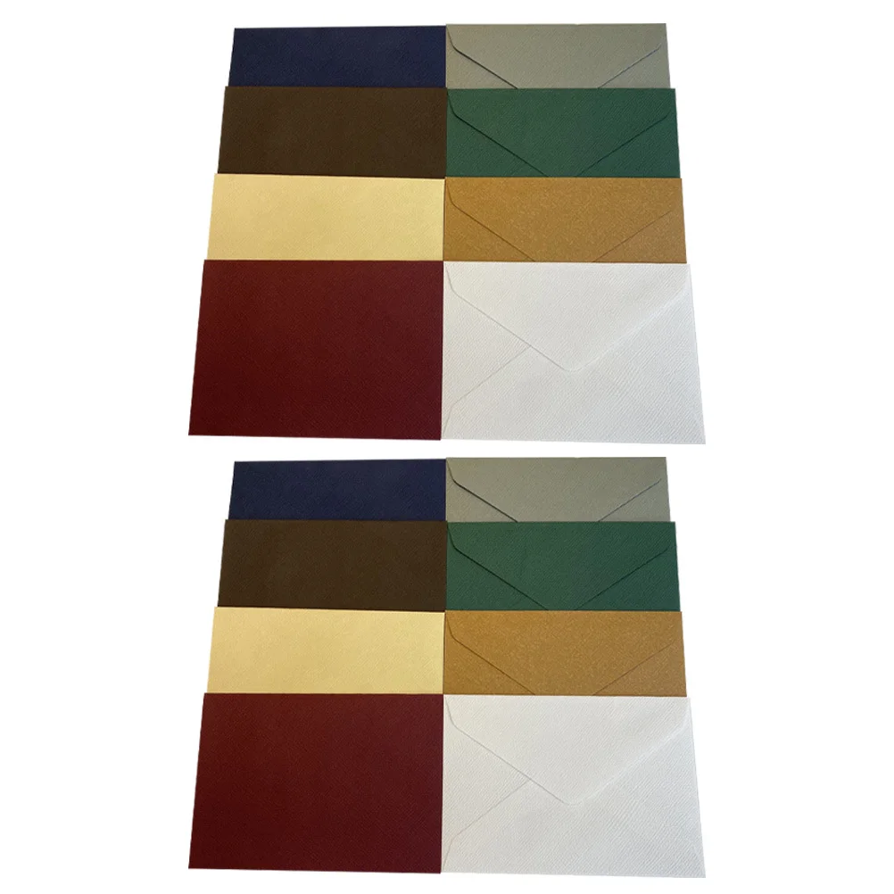 

16Pcs Premium Vintage Envelopes Multi-Function Wedding Invitations Holiday Decorative Card Holders Invitation Envelopes