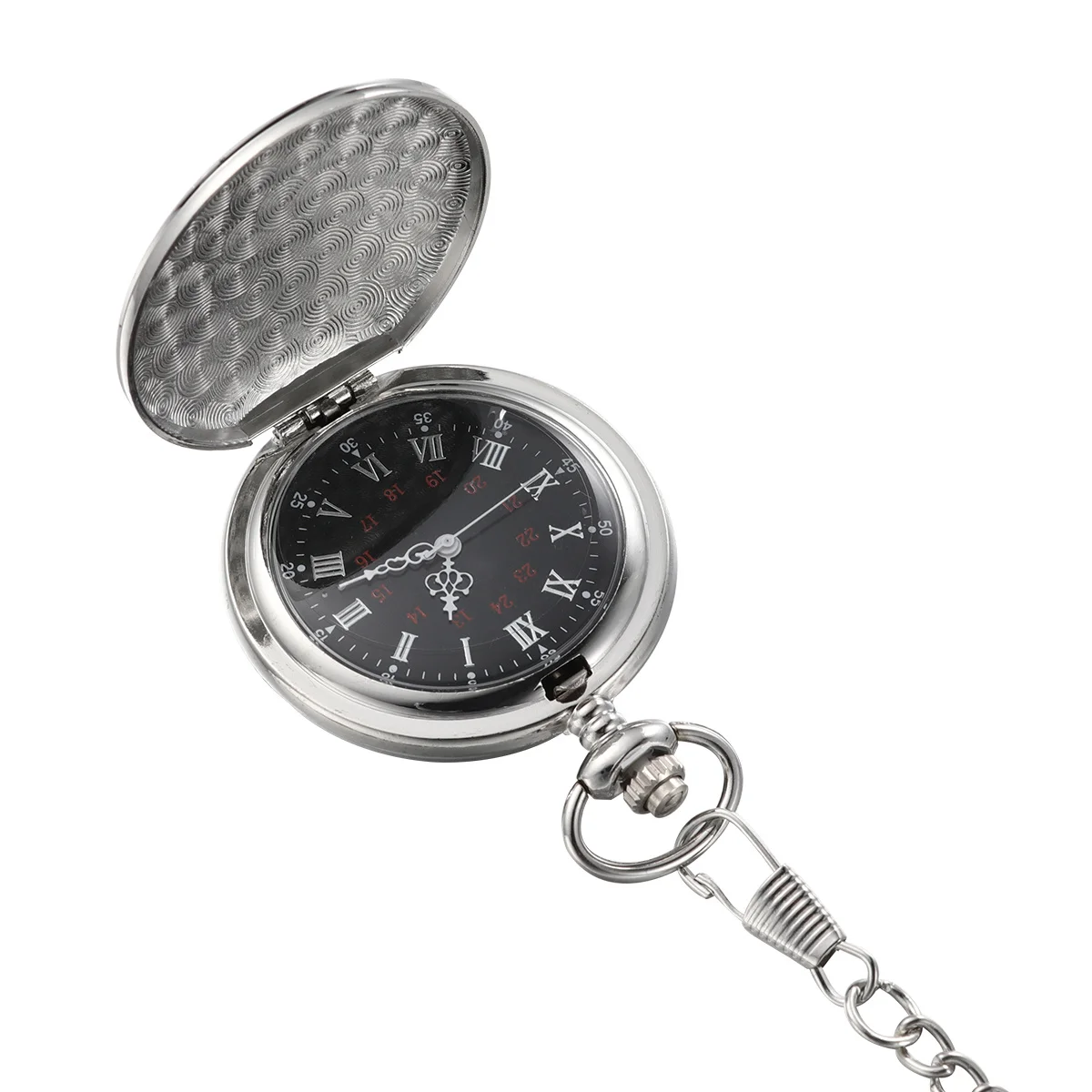 

1Pcs Vintage Pocket Watch Alloy Retro Two-Faced Pendant Necklace Fashion Decoration Gift Classic Pocket Watch