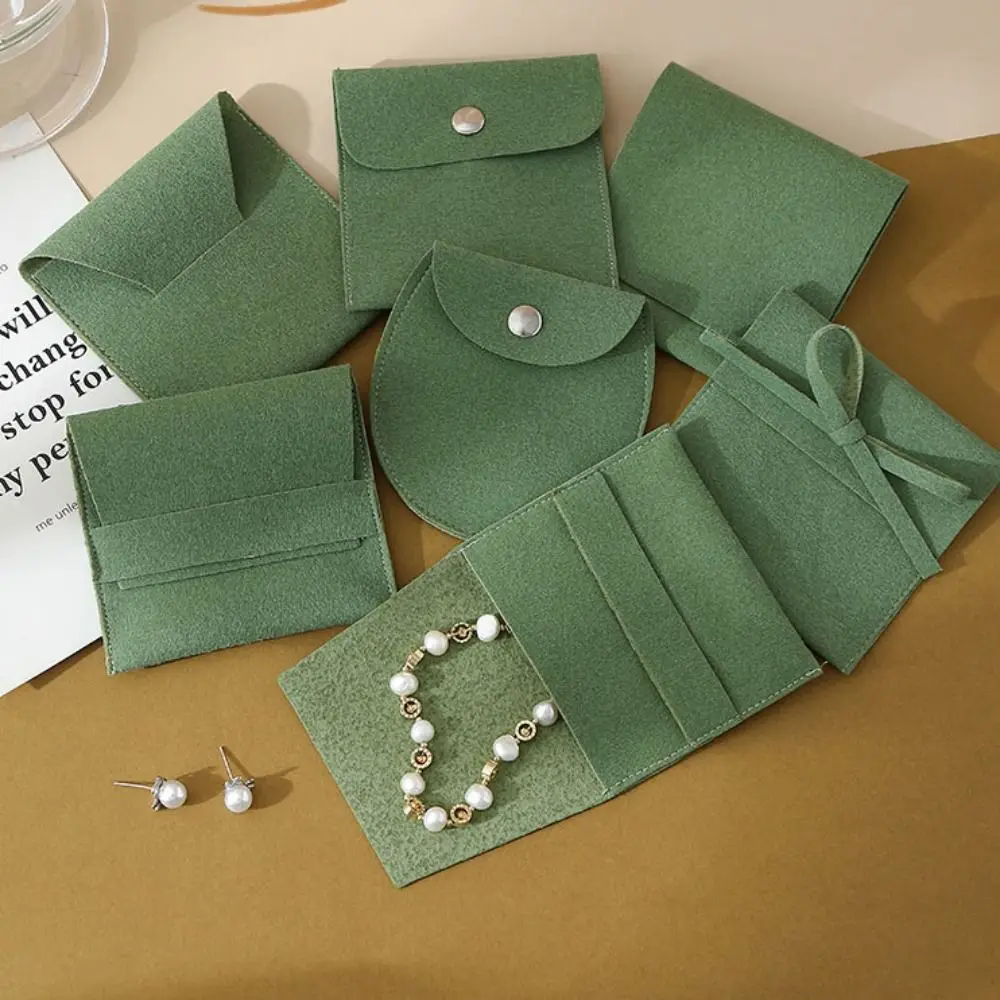 5Pcs Velvet Jewelry Packing Bag Bracelet Necklace Large Capacity Jewelry Display Box Rings Earrings Organizer