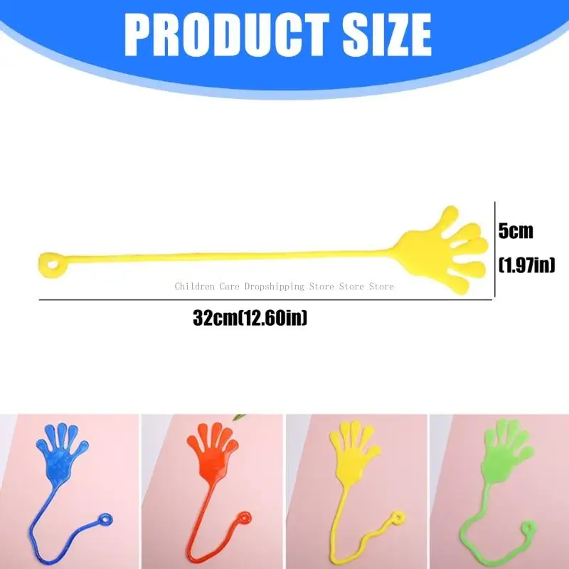 Paquet 10 jouets élastiques en silicone jouet extensible du soulagement sensoriel pour les âges