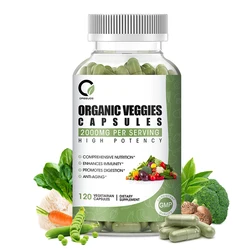 Veggies Supplements Whole Food Natural Balance High Fiber Supplement for Immunity, Gut & Energy Suitable for Whole Family