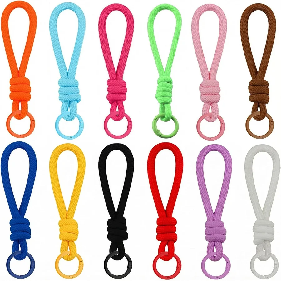 25mm Bunter O-Ring Federverschluss Karabiner Runder Schlüsselring Clip DIY Taschenanhänger Schlüsselanhänger Zubehör – Detail 5