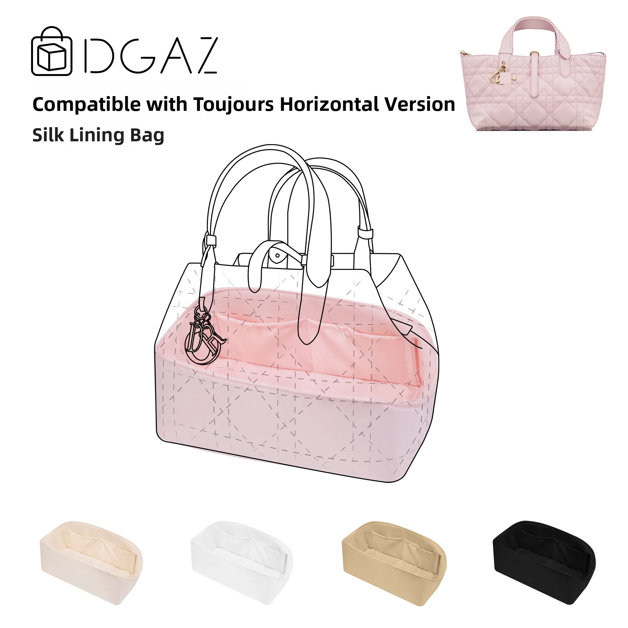 dgaz-diore-tousjours-borsa-interna-organizer-in-seta-per-borsa-piccola-media-grande-adatta-per-borsetta-colore-puro-unisex