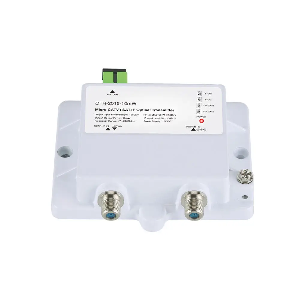 OTH-2015 3MW Optical Transmitter 1550nm FTTH Fiber Optic Equipment With SC FC RJ45 Connectors For CATV And Network Use
