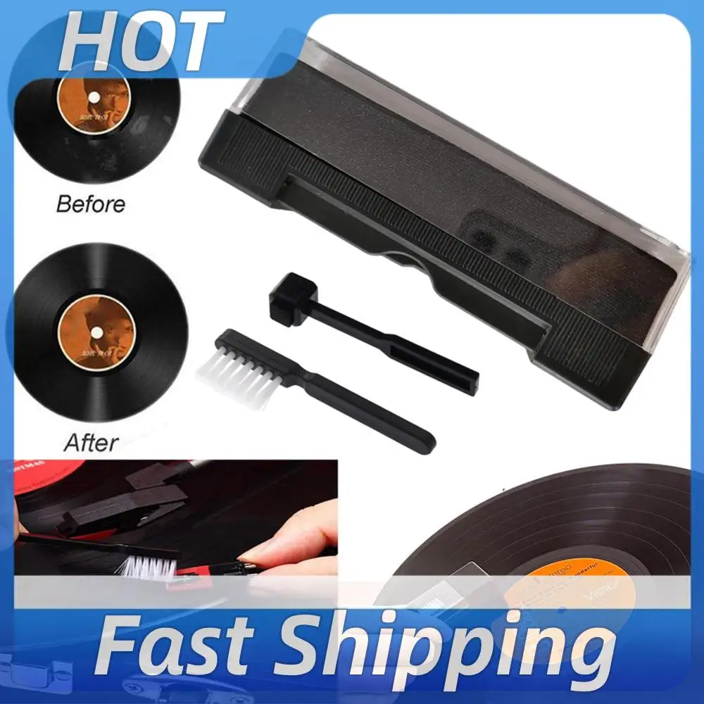 3 Pcs Vinyl Record Cleaner Kit Record Cleaning Brush Cleaner Record Cleaner Cleaning Brush Dust Remover Kit Cleaning Brush Set