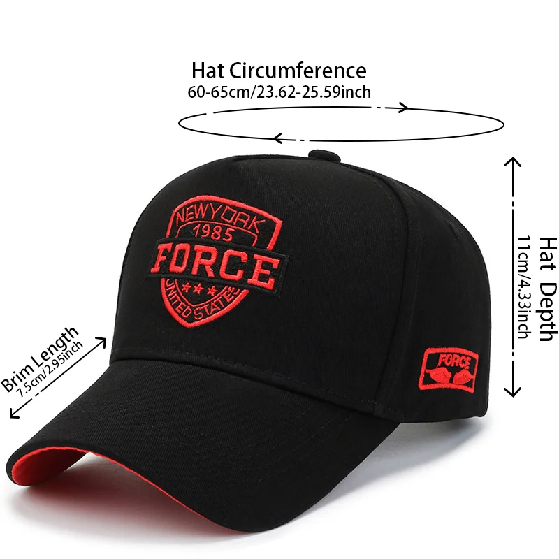 Übergroße New York bestickte Baseball kappe Low Profile Sport kappe für große Köpfe 1/4 "-23.62" große verstellbare Papa Hut
