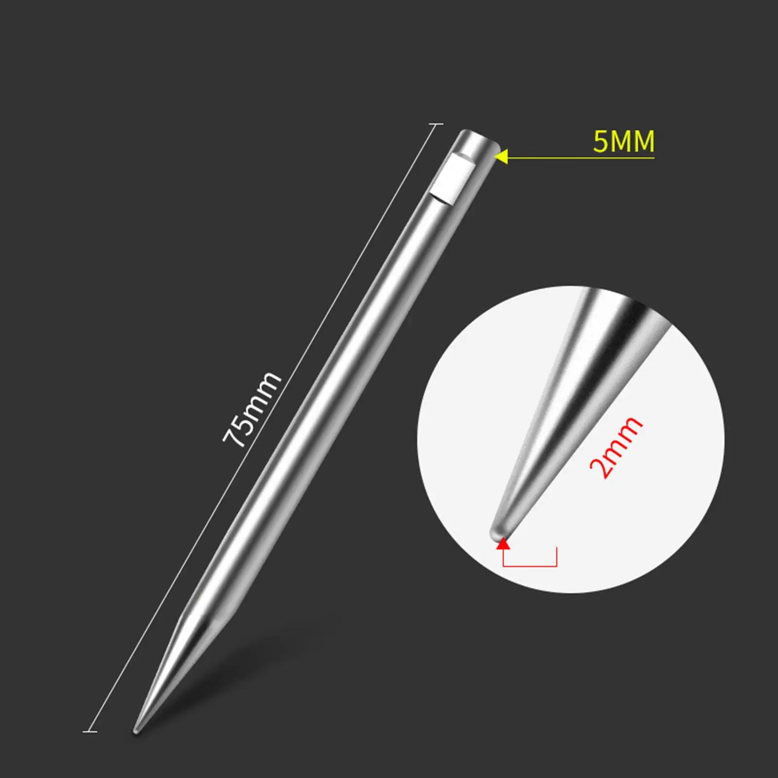 Centro de ferramentas de perfuração de posicionamento de ouro para uso de ourives, acessórios de 3 polegadas de comprimento, pino multifuncional