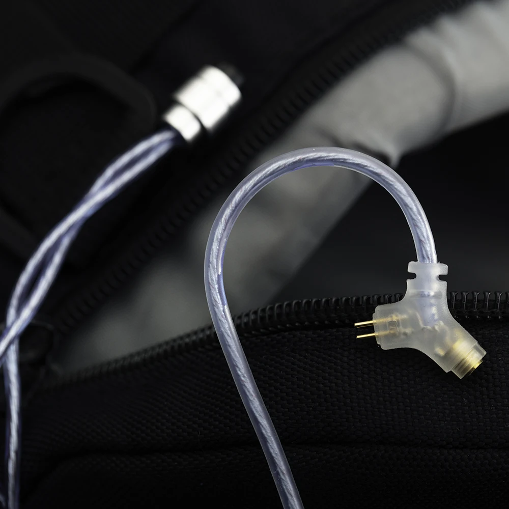 Kinera Gramr Modular Microphone (3.5mm + 4.4mm) OFC Silver Plated 0.78 2pin / MMCX Connector Gaming Livestreaming Earphone Cable