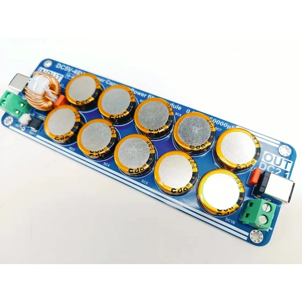 Audio Systems Supercapacitor Module Transient Suppression Power Filter As Shown In The Figure Wide Voltage 5V-48V