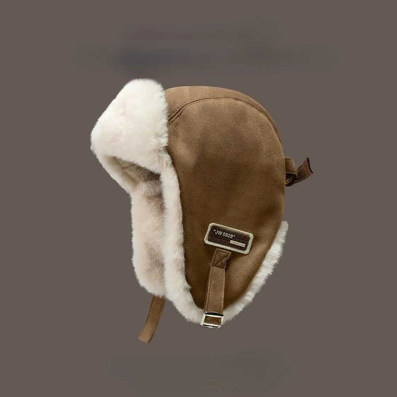 منفذها قبعة الطيار قبعة الرجال الشتاء فو الثعلب الفراء قبعة سميكة الباردة واقية آذان في الهواء الطلق الدراجات الصيد التزلج جديد