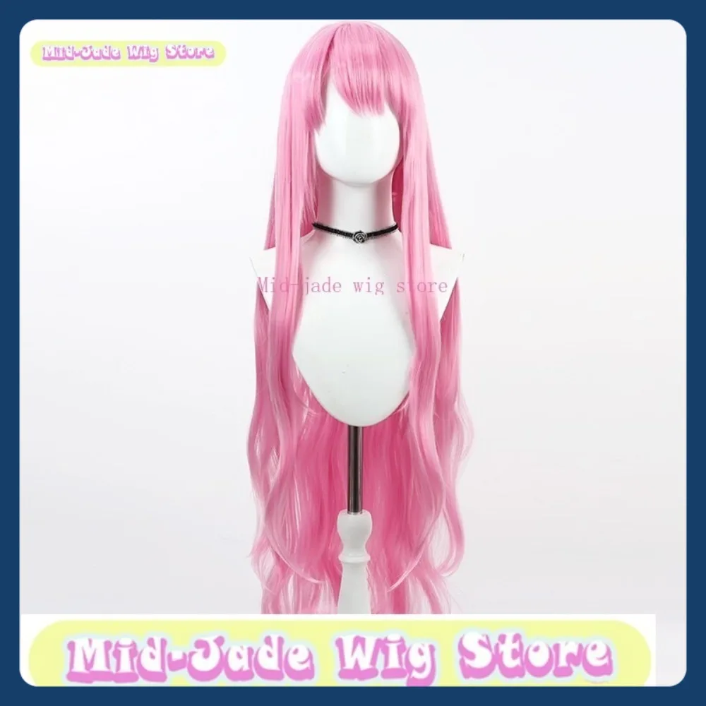 Peluca de jade medio para tienda, peluca de Cosplay gigante para hermanas y niñas mágicas, juego de Anime, peluca sintética para fiesta de Halloween