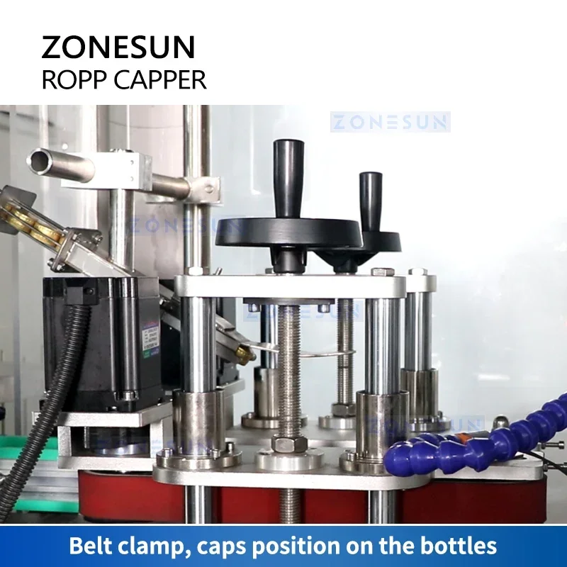 ZONESUN Automatic Aluminum ROPP Cap Sealing Machine Bottle Capper Pilfer Proof Capping Machine Cap Sealing Closure ZS-XG440Z