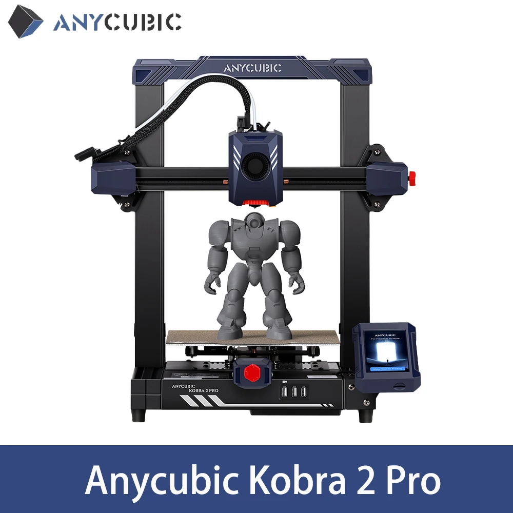 New ANYCUBIC Kobra 2 Pro 3D Printer 500mm/s Maximum Printing Speed High Power Dual Core LeviQ 2.0 Auto Leveling FDM 3D Printer