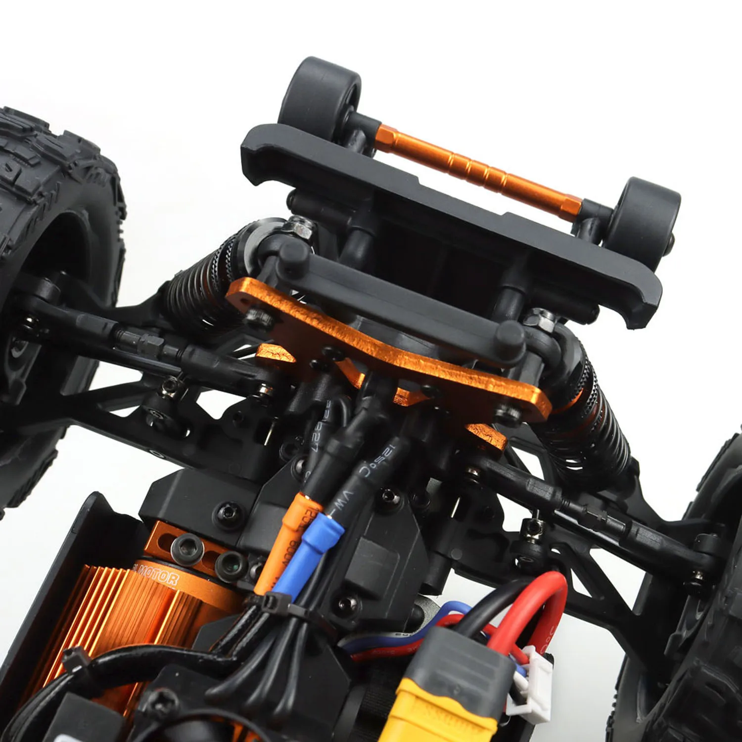 1/16 ZD Racing MT16 RC Big Tire Truck 4x4 Ferngesteuertes Offroad-Fahrzeug 2845 Bürstenloser Motor 35A ESC Akku RTR Modellauto – Detail 7