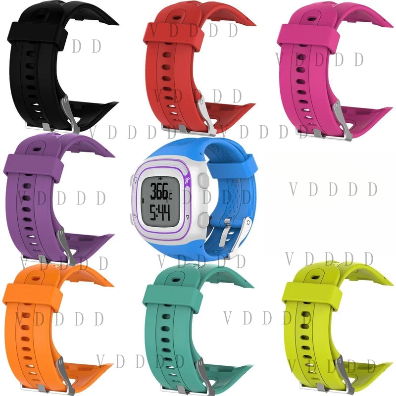 L... Strap Replacement for Garmin Forerunner 10/15 GPS Watch Silicone Watch Band AUK*