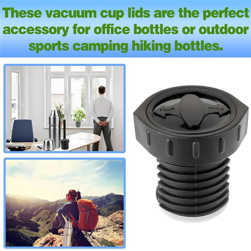 

BAAO-вакуумная изолированная пробка для напитков для THERMOSS из нержавеющей стали, классические детали для бутылок с вакуумной изоляцией и широким горлышком, магазин 40 унций