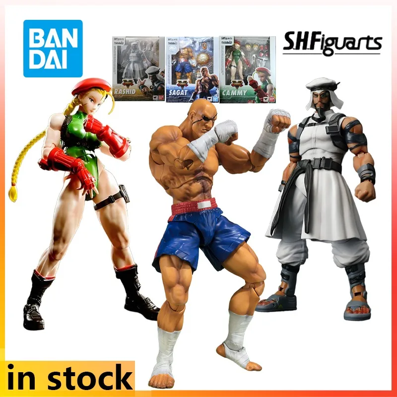 

Bandai Original S. H. Figuarts Mobile Toys Series Street Fighter V Anime Action Figure Model Toy Collectible Model Gifts for Boy