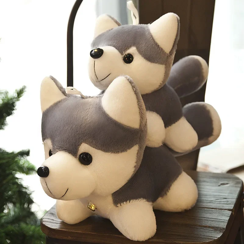 20cm Kawaii Husky Dog Plush Toys Soft Stuffed Cartoon Cute Animals Doll Lovely Dog Plush Doll Pillow Birthday Gift for Girls