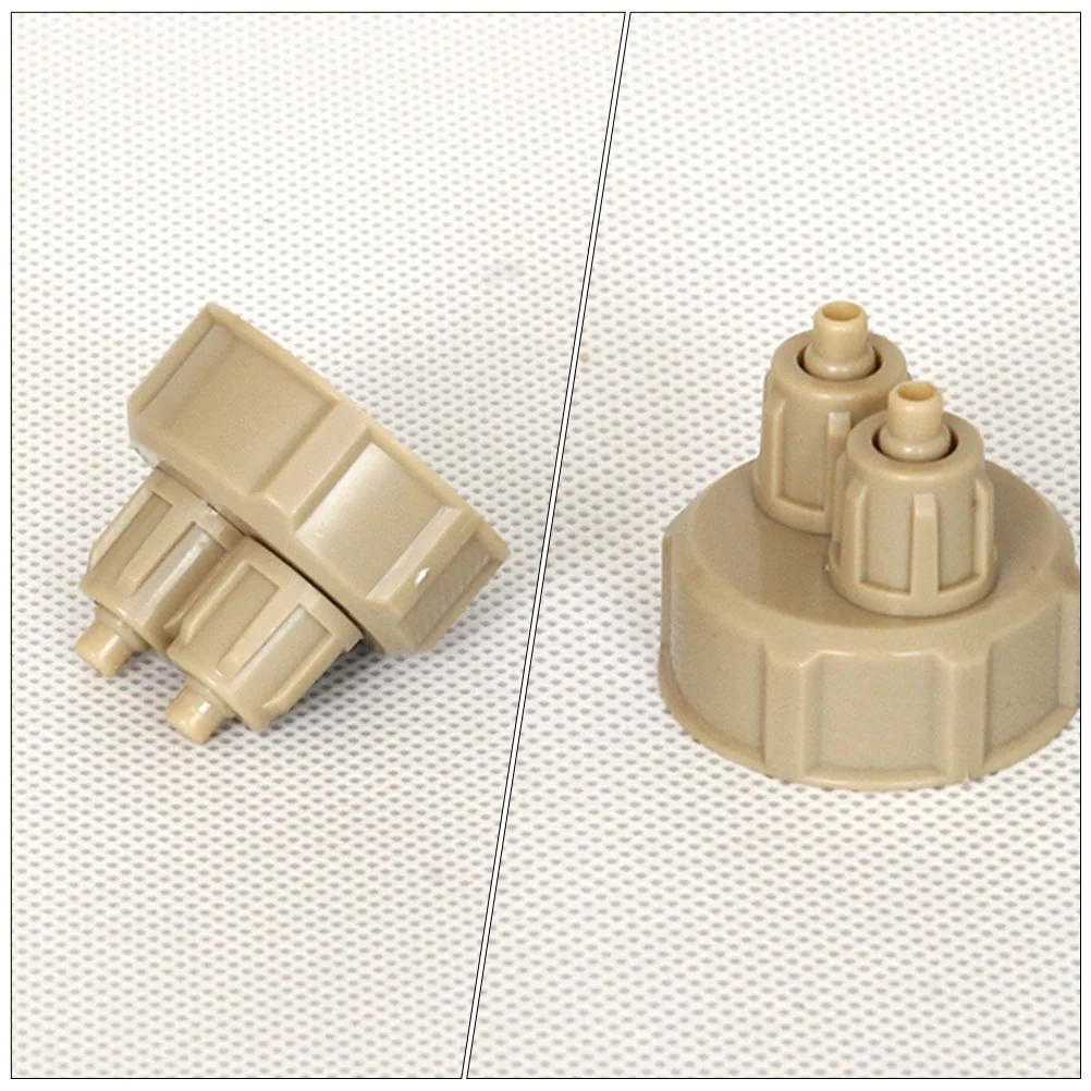 

6Pcs Quick Screw Co2 Bottle Caps DIY Carbon Dioxide Generator Covers ABS Aquarium Reactor Accessories for Plants