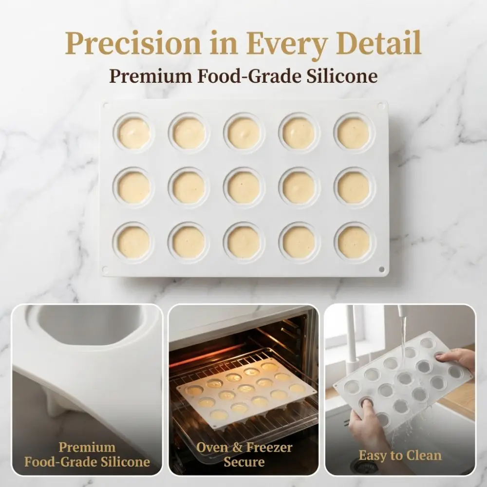 Food Grade Silicone Mousse Mold Heat Resistant Cold Resistant Fruit Shape Mold Flexible Seamless Cake Mold Dessert Shaping