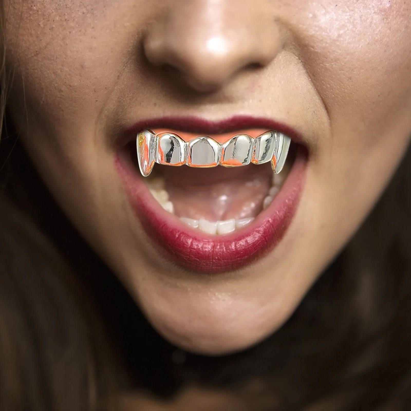 

12Pcs Halloween Costume Props Realistic Zombie Dentures Simulation Buckteeth Funny Party False Braces Supplies