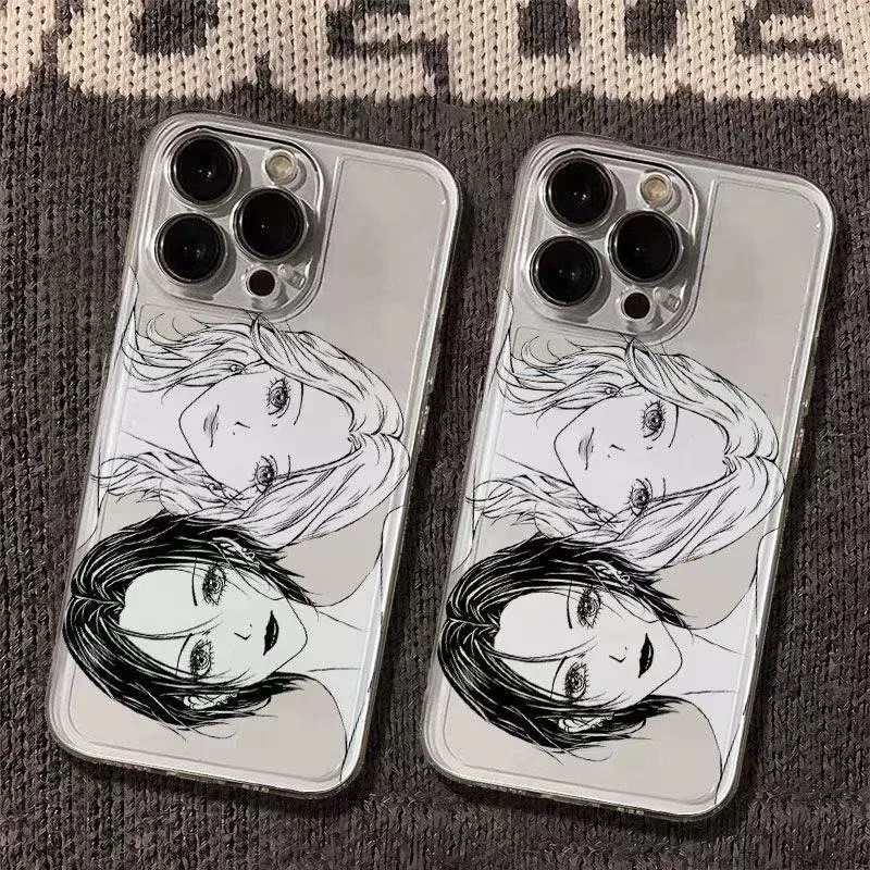 

luxury anime Oosaki Nana Clear Soft Case protection for iPhone 16 15 13 12 11 14 Pro Max XS XR 7 8 16 Plus X SE Coque