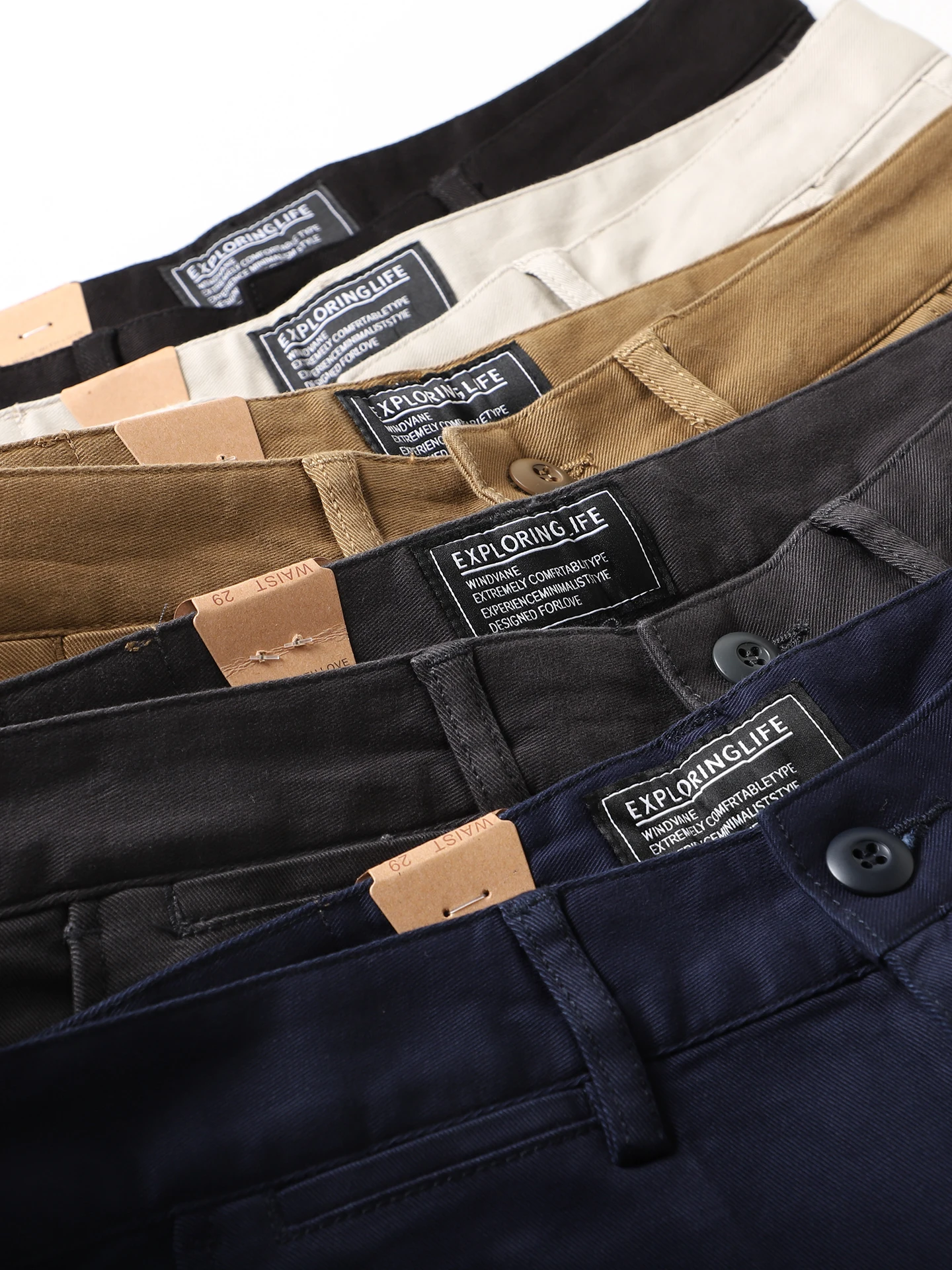 

Casual Straight Leg Pants Men's Comfortable Elastic Lenzing Lyocell Cotton Blend Simple Sle Commuter Long Trousers Trendy