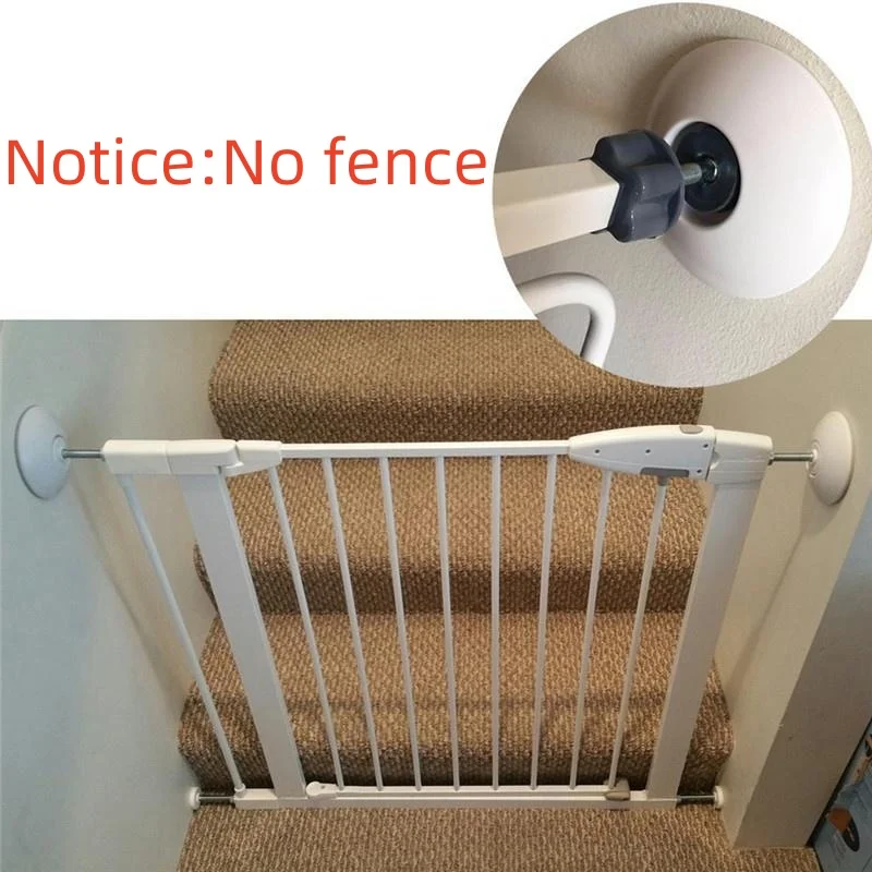 

1Set Baby Pet Safety Door Stair Gates Wall Mount Cups Bumpers Guard Protectors Safety Gates Bumpers Drill-Free Mounting