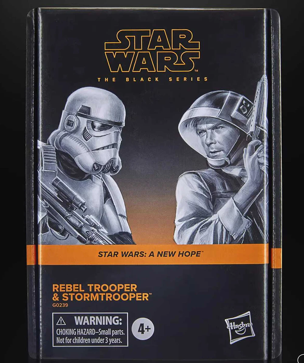 In Stock Original Hasbro Star Wars A New Hope The Black Series Rebel Trooper Stormtrooper 2-Pack Movie Game Action Figures Model