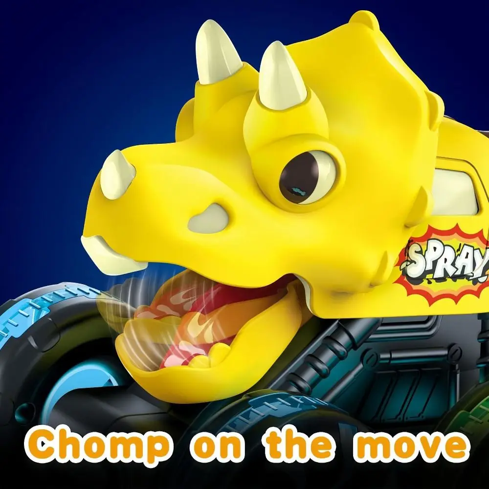 مضحك ماجيك الجمود الصحافة الذهاب دينو شاحنة تضيء ميزة الحركة المنشط ديناصور شاحنة عمل سيارة تضيء الشاحنات هدية #4