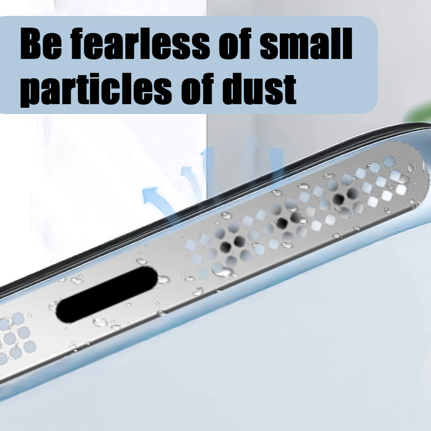 Capa adesiva antipoeira de malha de alto-falante de metal para iphone 17/17 pro/17 air/17 promax kits de limpeza anti-arranhões e anti-poeira