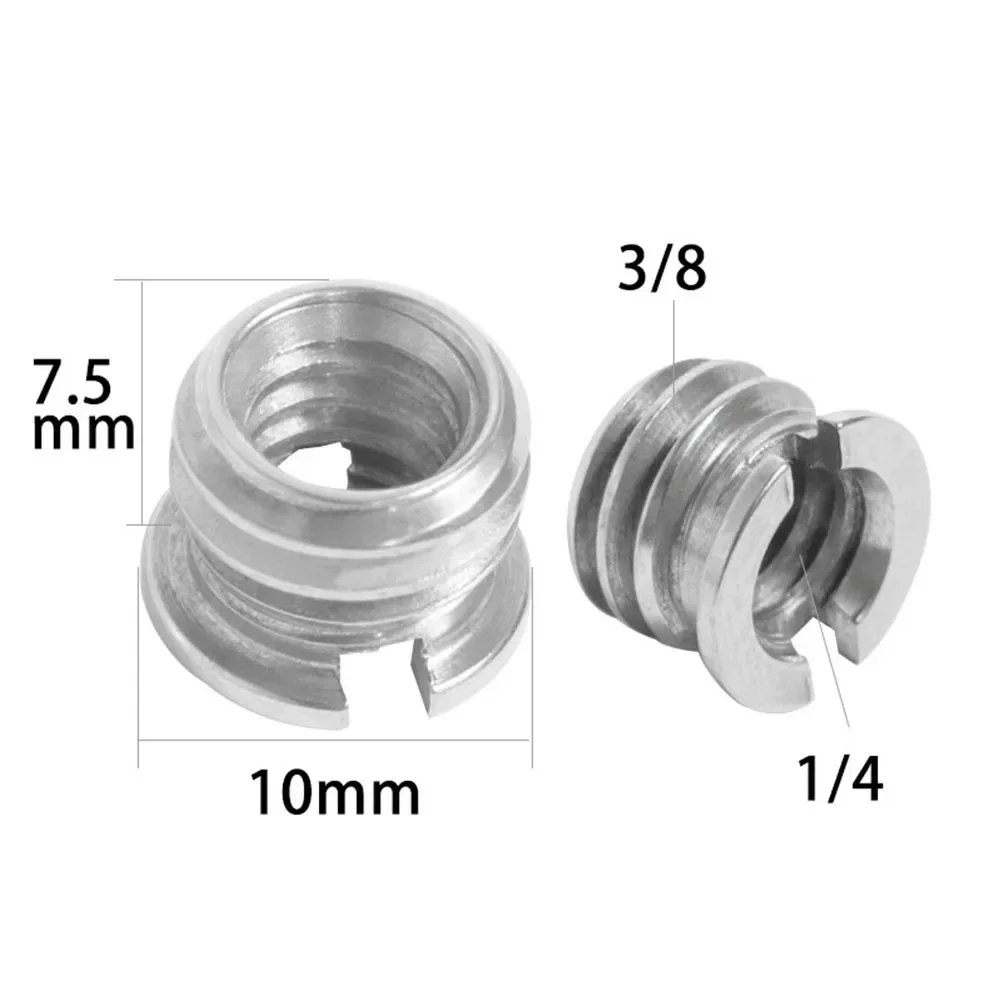 Microfoonstandaard Adapter 1/4 3/8 Op 5/8 Vrouwelijke Mannelijke Schroefdraad Voor Statiefcamera Studio Mic Mount Stand Adapter Schroef