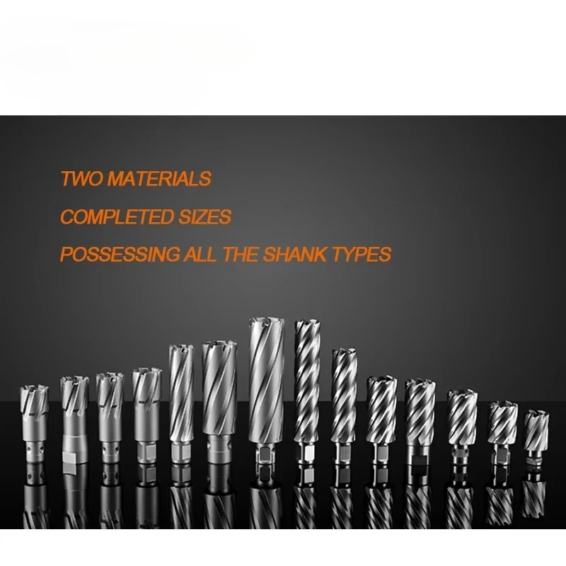 Portable Industrial Magnetic Drill Press Brush Motor Electric Drill with Annular Cutter OEM Supported