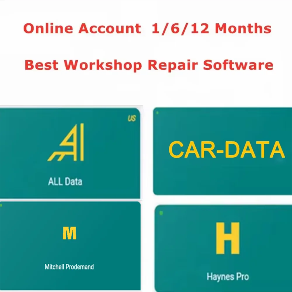 

Онлайн-аккаунт 2026 для автомобильных данных/Alldata/ Hay-Nes Pro, схема программного обеспечения для ремонта мастерской, 99% обслуживание автомобиля, база с полной передачей данных
