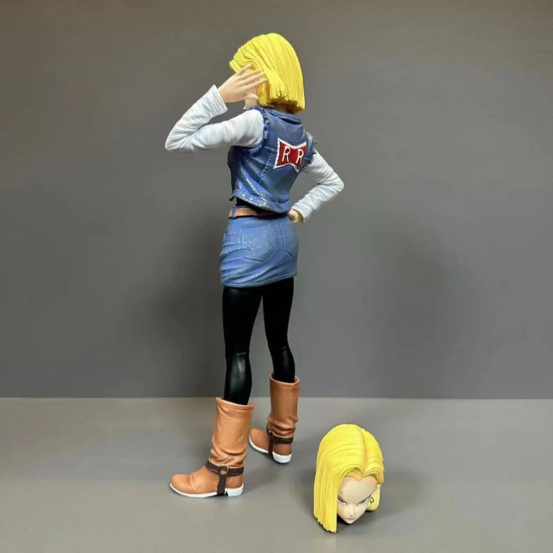 Android 18 Lazuli Villain Dragon Ball Gk PVC Statue Action Figurine Desk Collectible Anime Model Toys Figures Gift 26CM