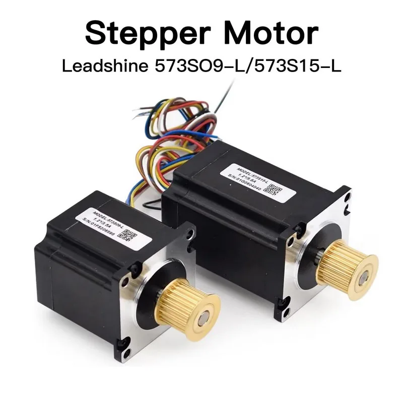 Leadshine 3 Phase Stepper Motor 573S09-L 573S15-L Nema23 Stepper Motor 0.9N.m 1.5N.m for Laser Engraving Cutting Machine