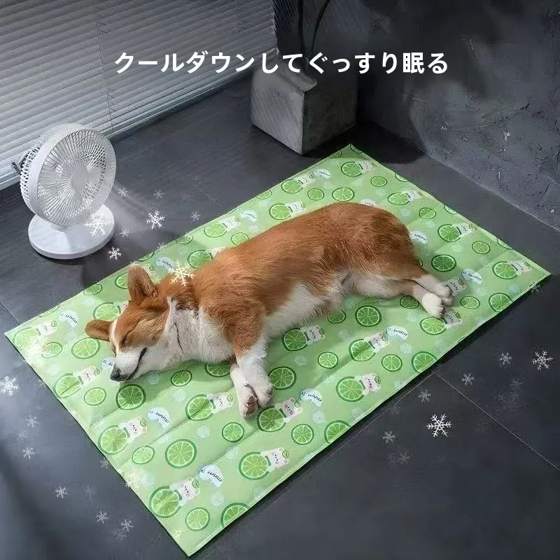 Tapete Refrescante de Verão para Pets, Almofada de Gelo para Cães, Tapete Retangular de Controle de Temperatura para o Verão, Tapete Refrescante para Remover Bolinhas de Pelos