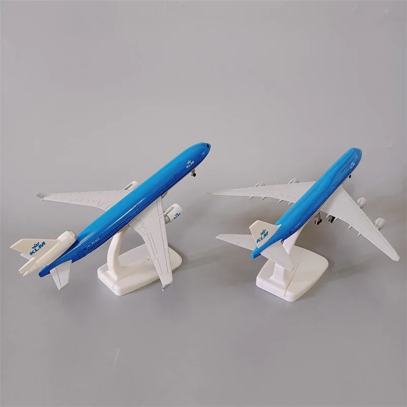 

20cm Alloy Metal AIR Netherlands KLM Airlines Boeing B747 MD MD-11 Airplane Model Diecast Plane Model Aircraft w Landing Gears