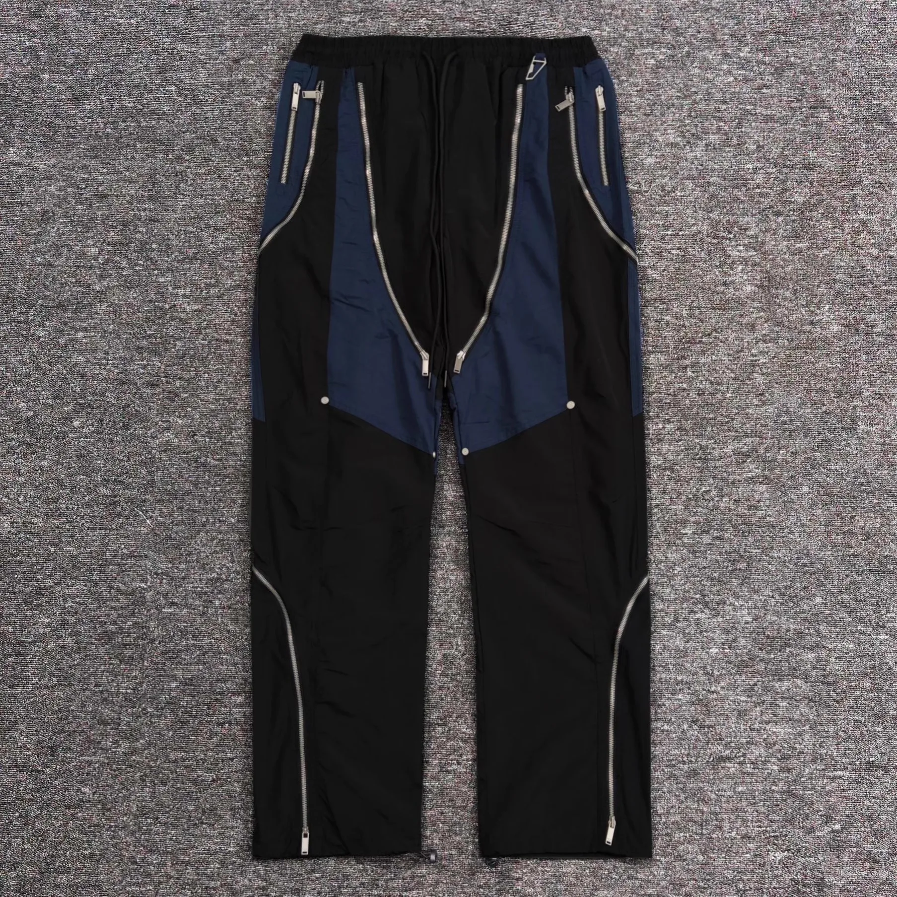 2024 Undermycar functional color matched side zip-up pants  KZ1025