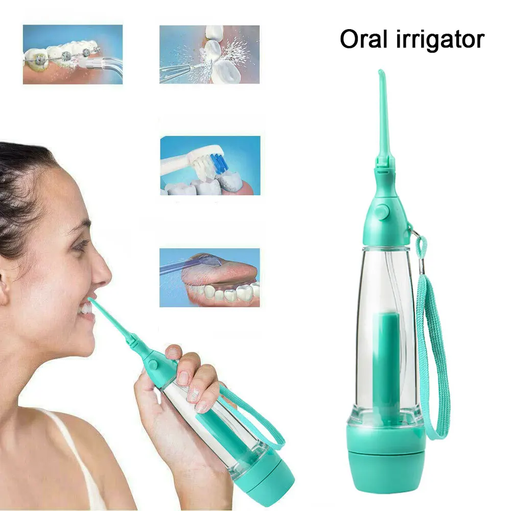 Portable Oral Irrigator Dental Flosser Product for Cleaning Teeth Water Thread Flosser Nozzle Mouth Washing Machine