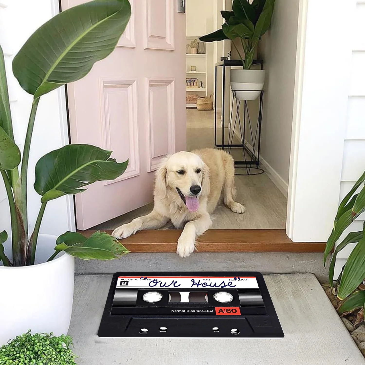 

Новый креативный коврик для входной двери, противоскользящий, влаговпитывающий, для дома, в современном стиле, квадратный, из полиэстера