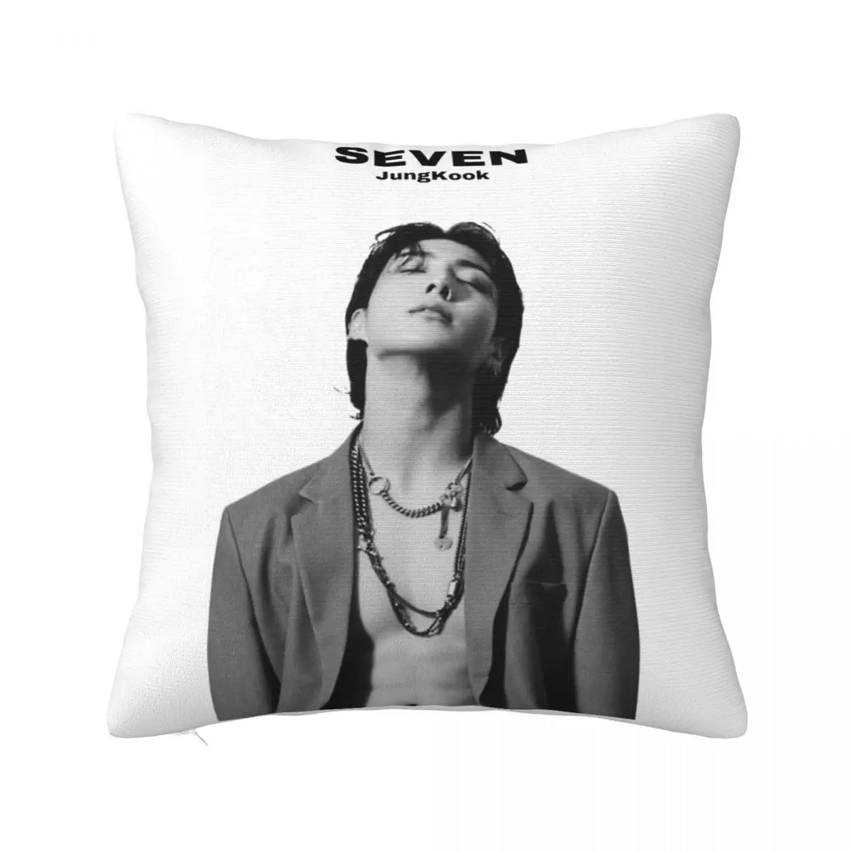 Car Decoration Jungkooks Seven Idol Group KPOP Pillowcase Accessories Pillow Covers Zipper Multiple Sizes