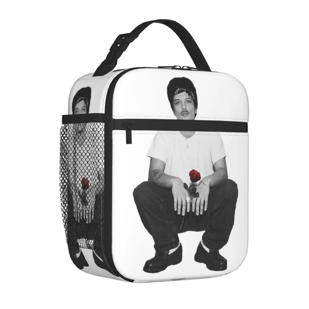 

Bruno Mars The Romantic Tour 2026 Thermal Insulated Lunch Bags for Picnic Portable Bento Box Cooler Thermal Lunch Boxes