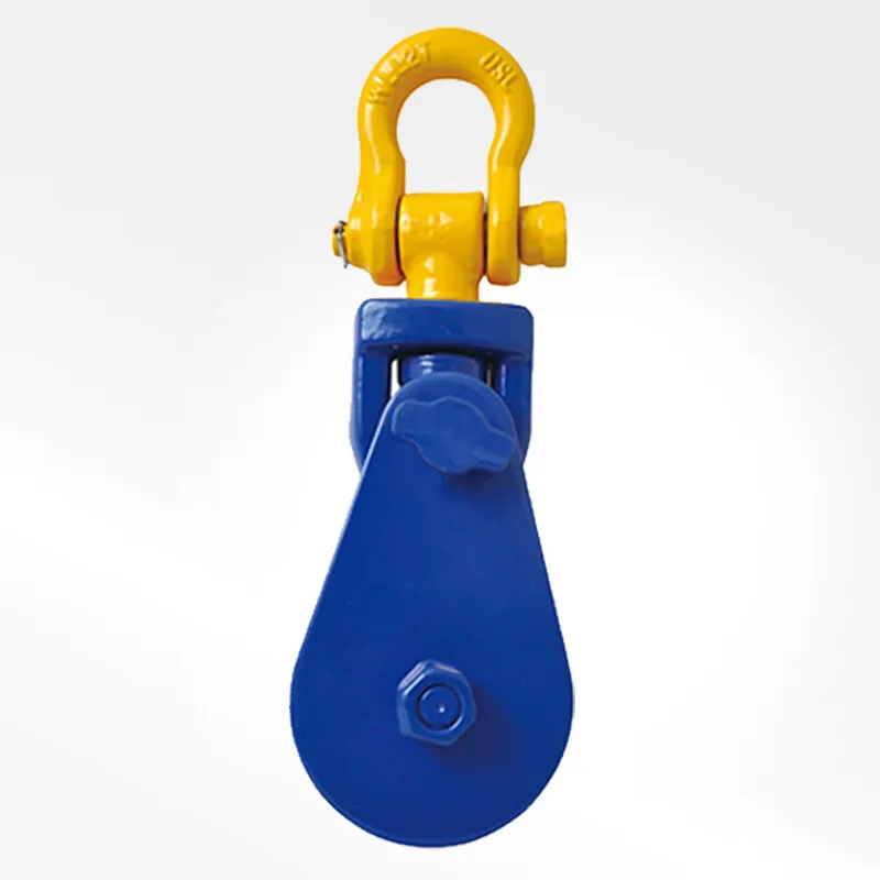 High Quality Single Sheave Shackle Type Lifting Snatch Pulley Rigging Block for Sale with European Standard American Standard
