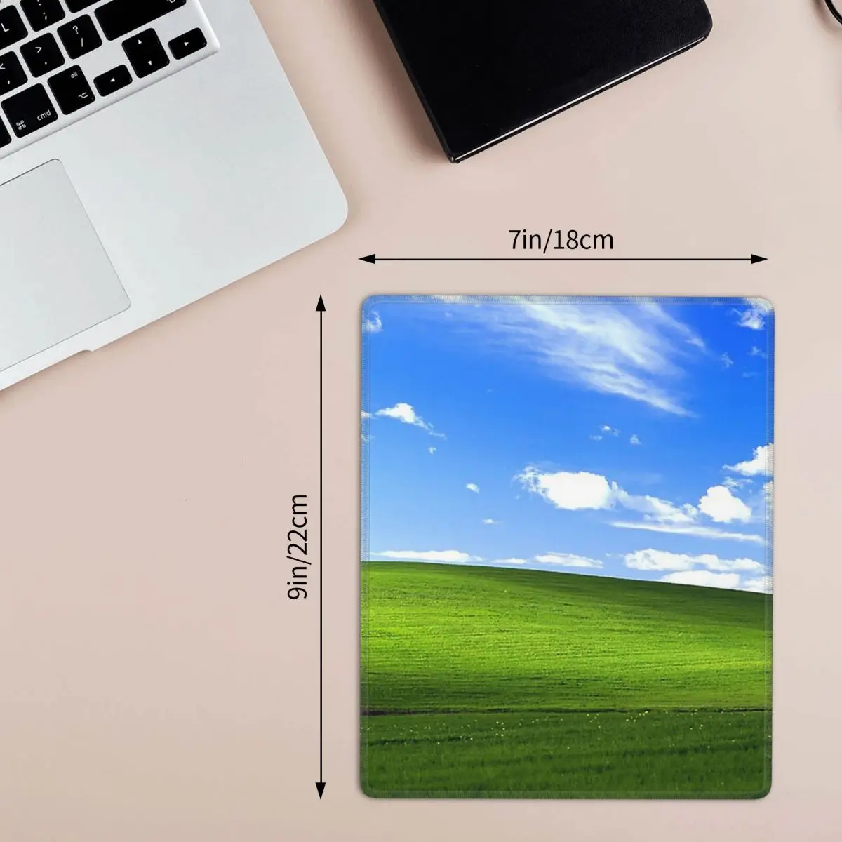 Windows XP Wallpaper7x9in 22x18 cm Mouse Pad Computer Keyboard Mouse Mat Gaming PC Laptop Desk Mat Office Accessories Table Mats