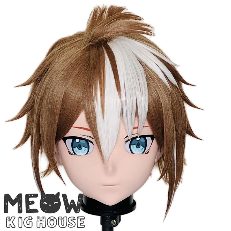 

(MEO0472) Маска кигуруми ручной работы с замком на всю голову, мужской и женский, японский мультфильм, аниме, игровой персонаж, маска кигуруми