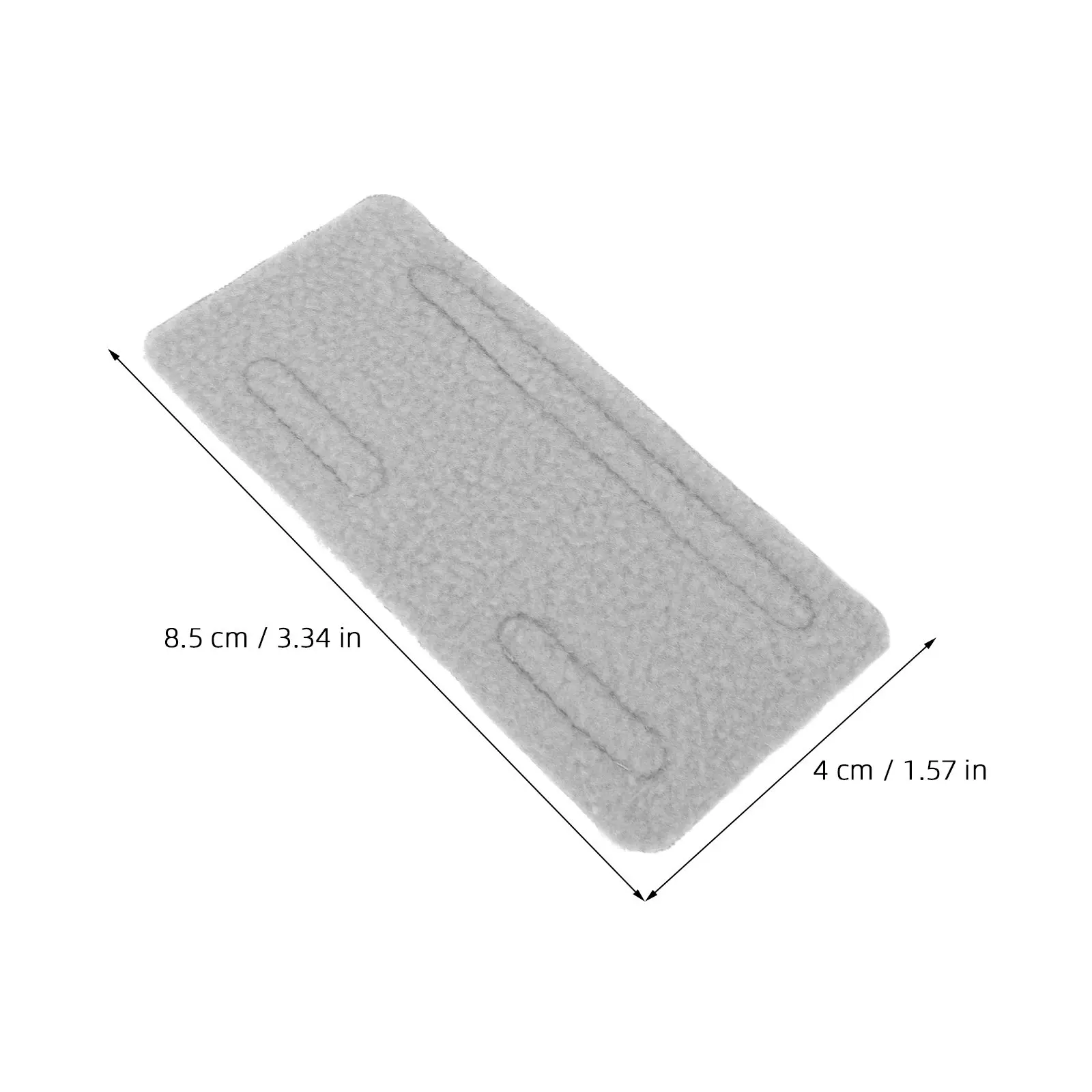4Pcs Nasal Tubing Ear Protectors Soft Grey Fleece Pads Oxygen Cover for Tubing Anti Indentation Pads for Home Hospital Oxygen