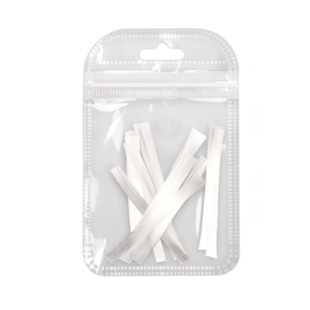 

2 Bags Extended Nail Fiber Paper for Women False Nails Manicure Lightweight Durable Safe Decorative Home Salon Use Nail Art Tool